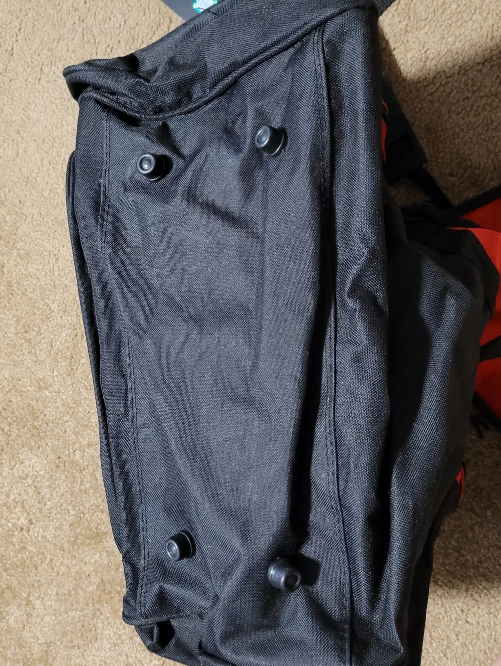 NCA Leadership Black and Red Carry Bag